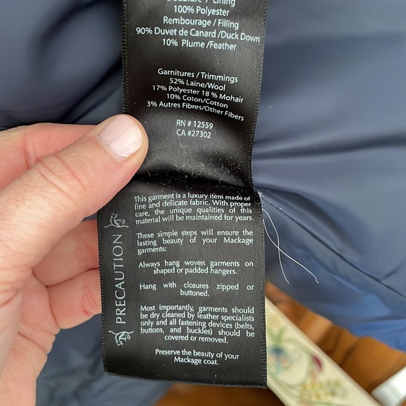 Mackage Jackets & Coats Navy Blue Mackage Coat Poshmark